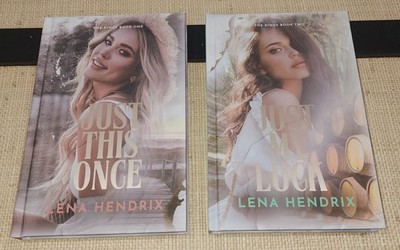 Eternal Embers Lena Hendrix Just This Once + Just My Luck BOTH SIGNED