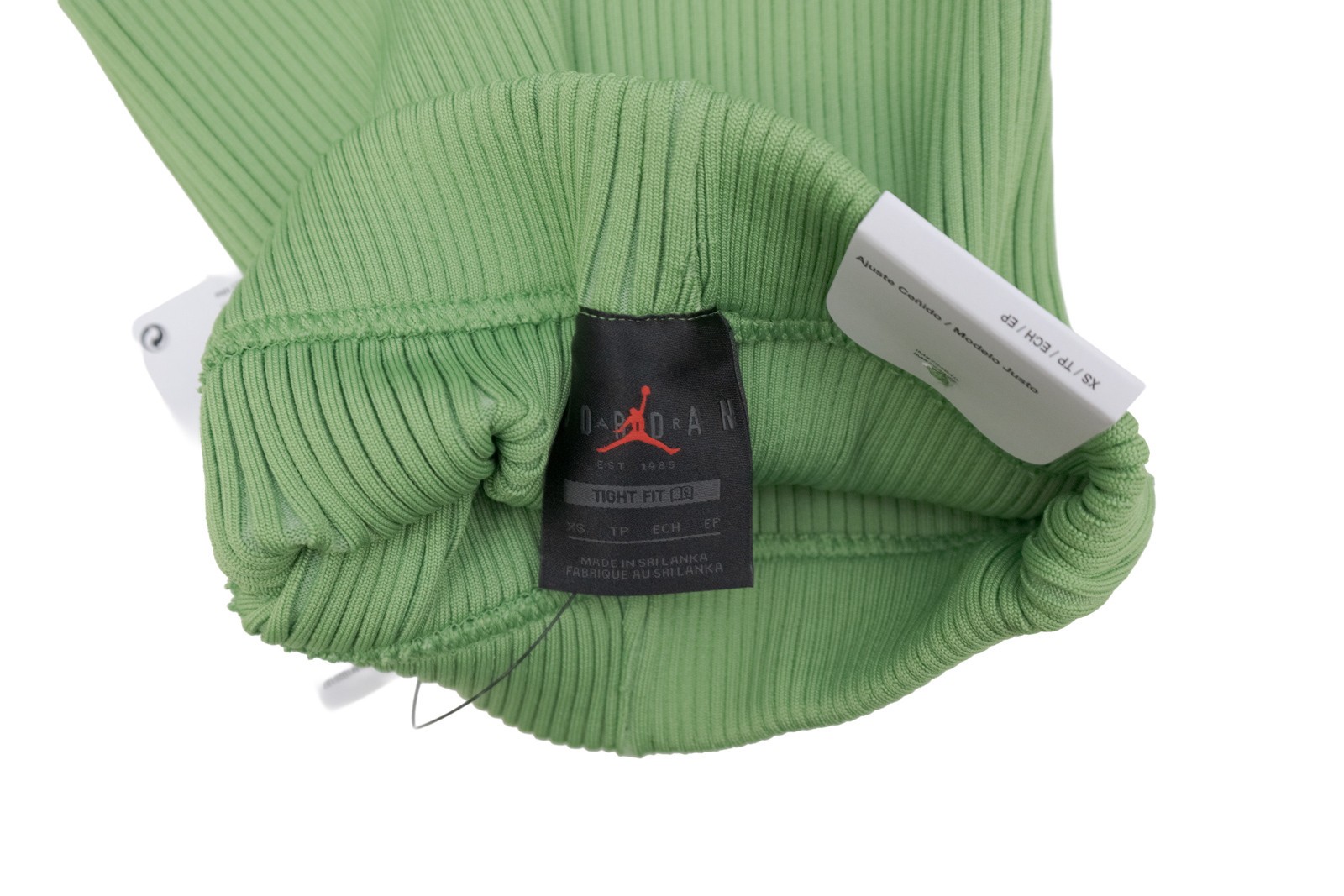 Jordan x UNION x Bephies Beauty Supply Womens Bike Shorts Lime Ice XS FD4252-303 image 8