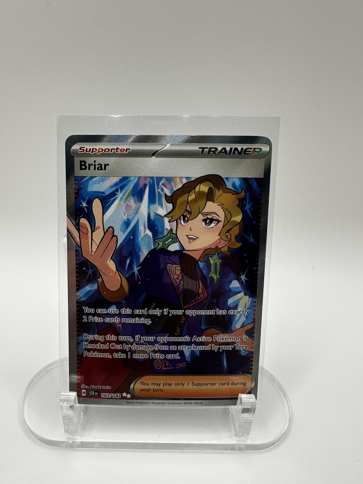 Pokémon TCG Stellar Crown Briar SCR 163/142