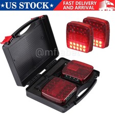 Wireless Magnetic Trailer Lights Rechargeable Led Taillight Kit For Trailer