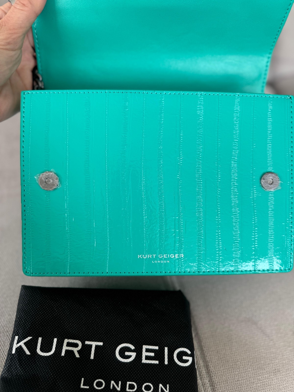 Kurt Geiger London Shoreditch Mint Green Bag RRP £349 image 4
