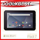 PENDO 7 INCH PAD 7 ANDROID TABLET PC QUAD CORE 8GB BLUETOOTH WiFi MicroSD BLACK