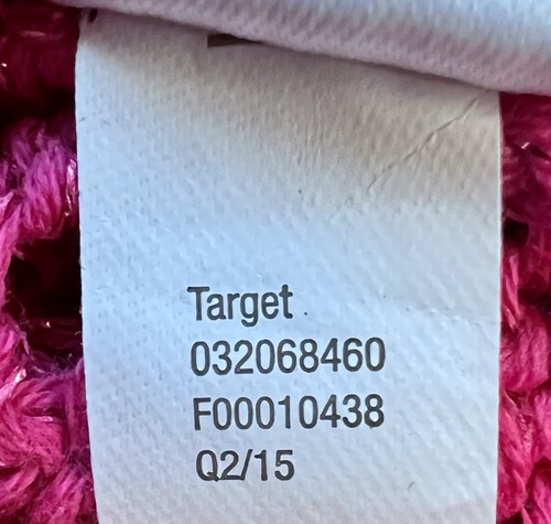 Girl's Long Sleeve Top Kids Size S (6/6X) Pink Crochet Glitter - Picture 15 of 15