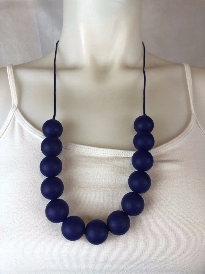 Baby Silicone Teething Necklace for Mom to Wear BPA Free FDA APVD Pick Color #4 - Image 2 of 4