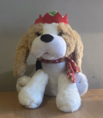Naughty Puppy Weihnachten musikalischer Furzender Hund Plüschtier Kuscheltier