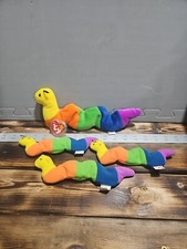 TY Beanie Baby - INCH the Inchworm WITH TAG 3 TEANIE INCH WORMS NO TAGS
