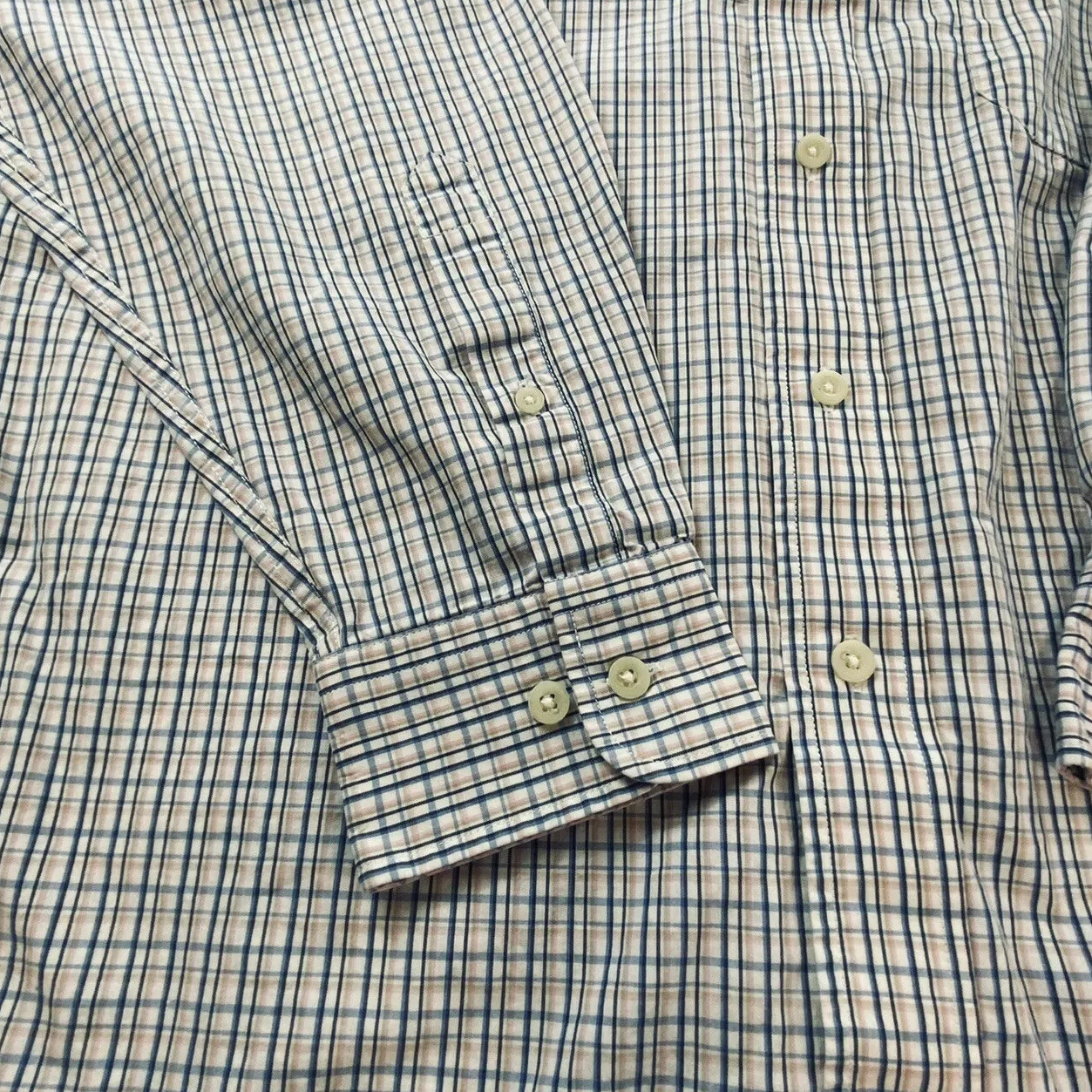 Pendleton Mens Button Down Multi color check Long… - image 2