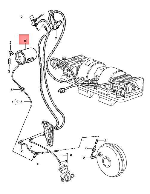 Porsche 944 Turbo S S2 Vacuum Reservoir 94557380800 for sale 