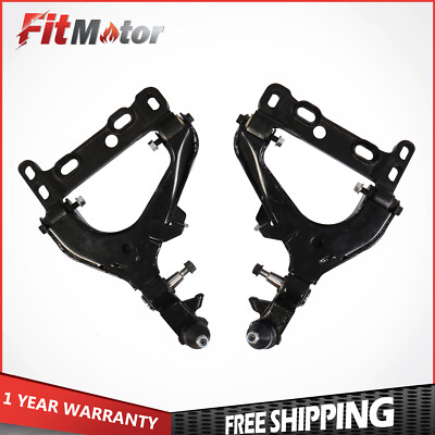 2PCS Front Lower Control Arms For GMC Envoy Chevy Trailblazer EXT Olds Bravada