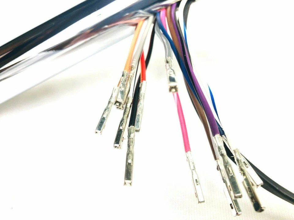 14 x 1.25 Meat Hook Pre Wired Handlebars 08-13 Harley Street Glide FLHX - Image 3 of 4