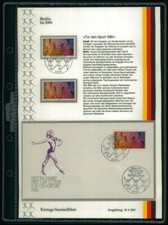 BERLIN ETSB 1981/06a ERSTTAGS-SAMMELBLATT 645 SPORT TURNEN GYMNASTICS