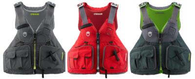 NRS Chinook Fishing PFD Life Jacket - Kayak Life Vest