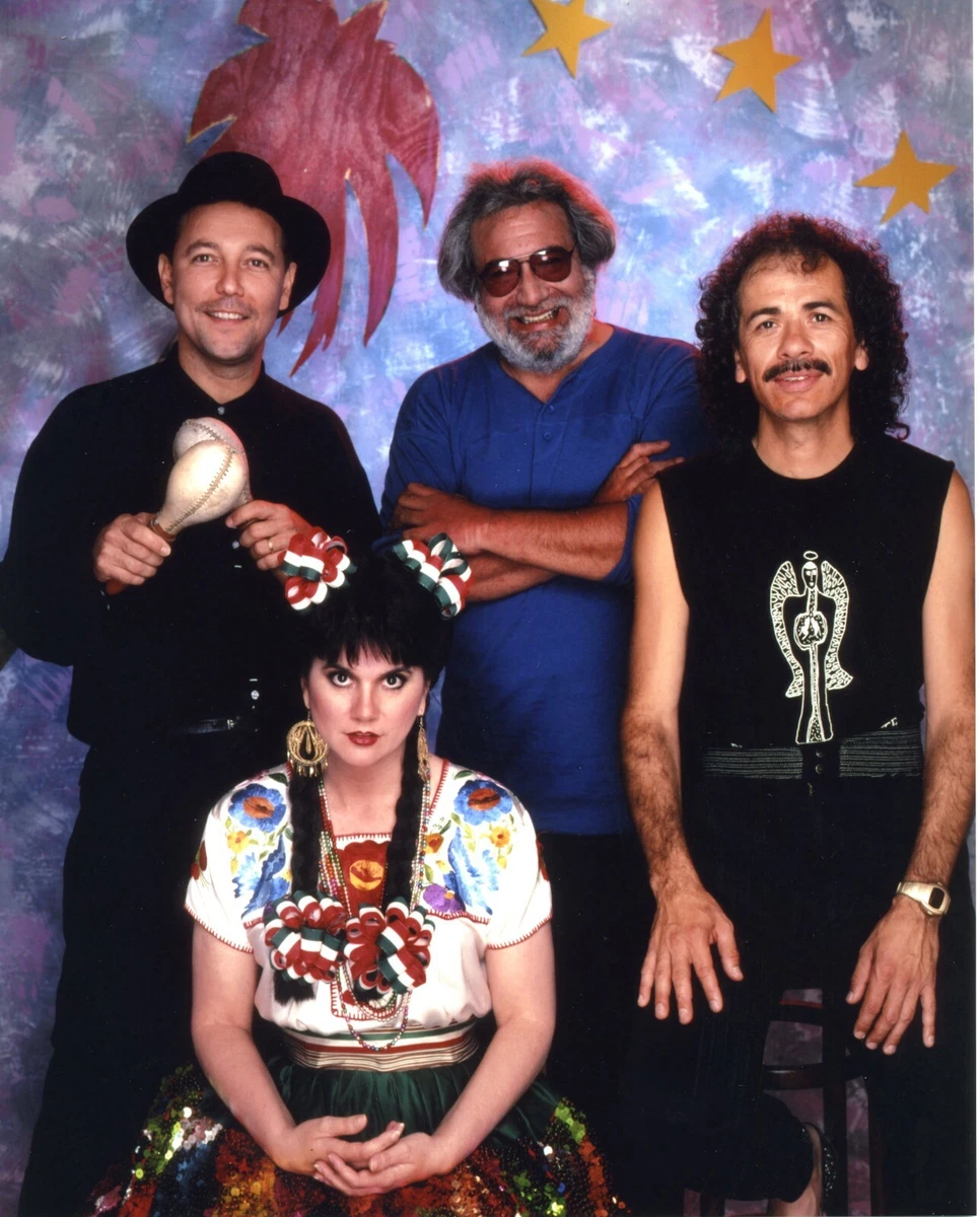 RUBEN BLADES LINDA RONSTADT JERRY GARCIA CARLOS SANTANA 1989 8 X 10 PHOTO 1  | eBay