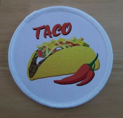 Mexikanischer Taco Patch Abzeichen Abzeichen