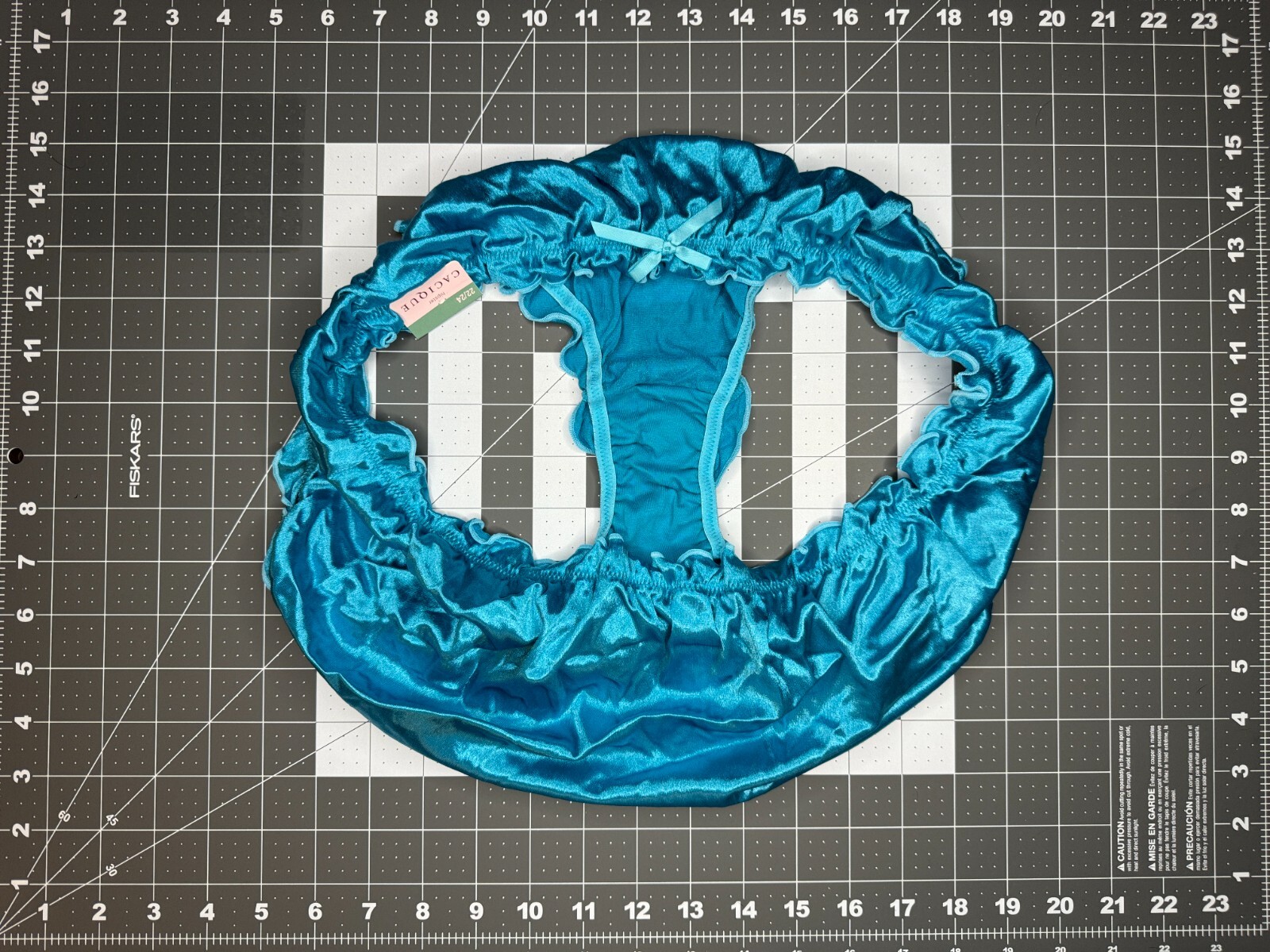 Vintage Cacique Shiny Slippery Satin Second Skin Hipster Panties 22/24