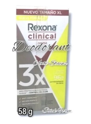 Rexona clinical  stress Desodorante & Odor control antiperspirant 58g