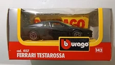 Burago Ferrari Testarossa 1:43 vintage 1980s mint in box