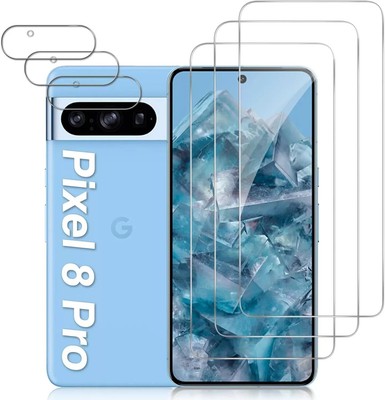 6 in1 For Google Pixel 8 Pro 6.7 Inch  Screen Protector Anti-Scratch Bubble-Free