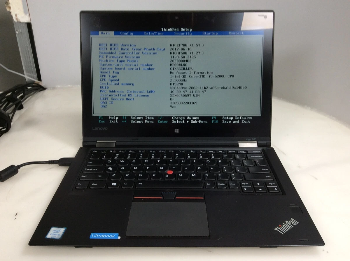 Lenovo ThinkPad Yoga 260 Intel I5-6200U