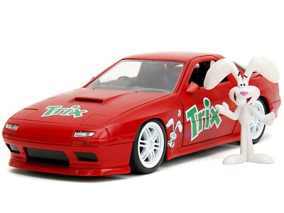1985 MAZDA RX-7 RHD & TRIX RABBIT FIGURE 