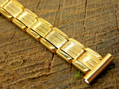 Vintage NOS Kiefer Cadman Germany Watch Band Expansion Rolled Gold Plate 12mm