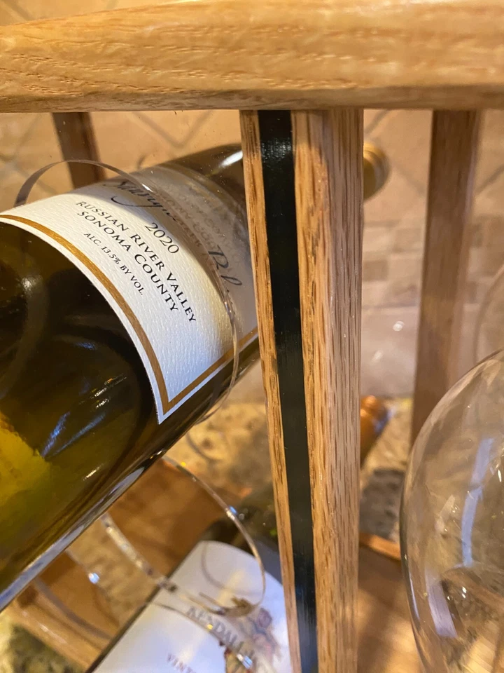 Винная стойка на 6 бутылок, красный дуб - Изображение 4 из 4