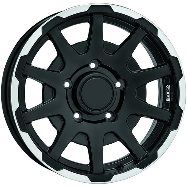ALLOY WHEEL SPARCO SPARCO DAKAR FOR MG MG5 7.5X17 5X112 MATT BLACK LIP POLI CEC
