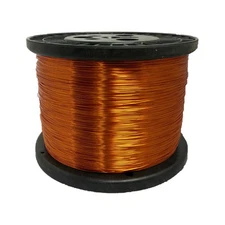24 AWG Gauge Enameled Copper Magnet Wire 5.0 lbs 3951' Length 0.0220" 200C Nat