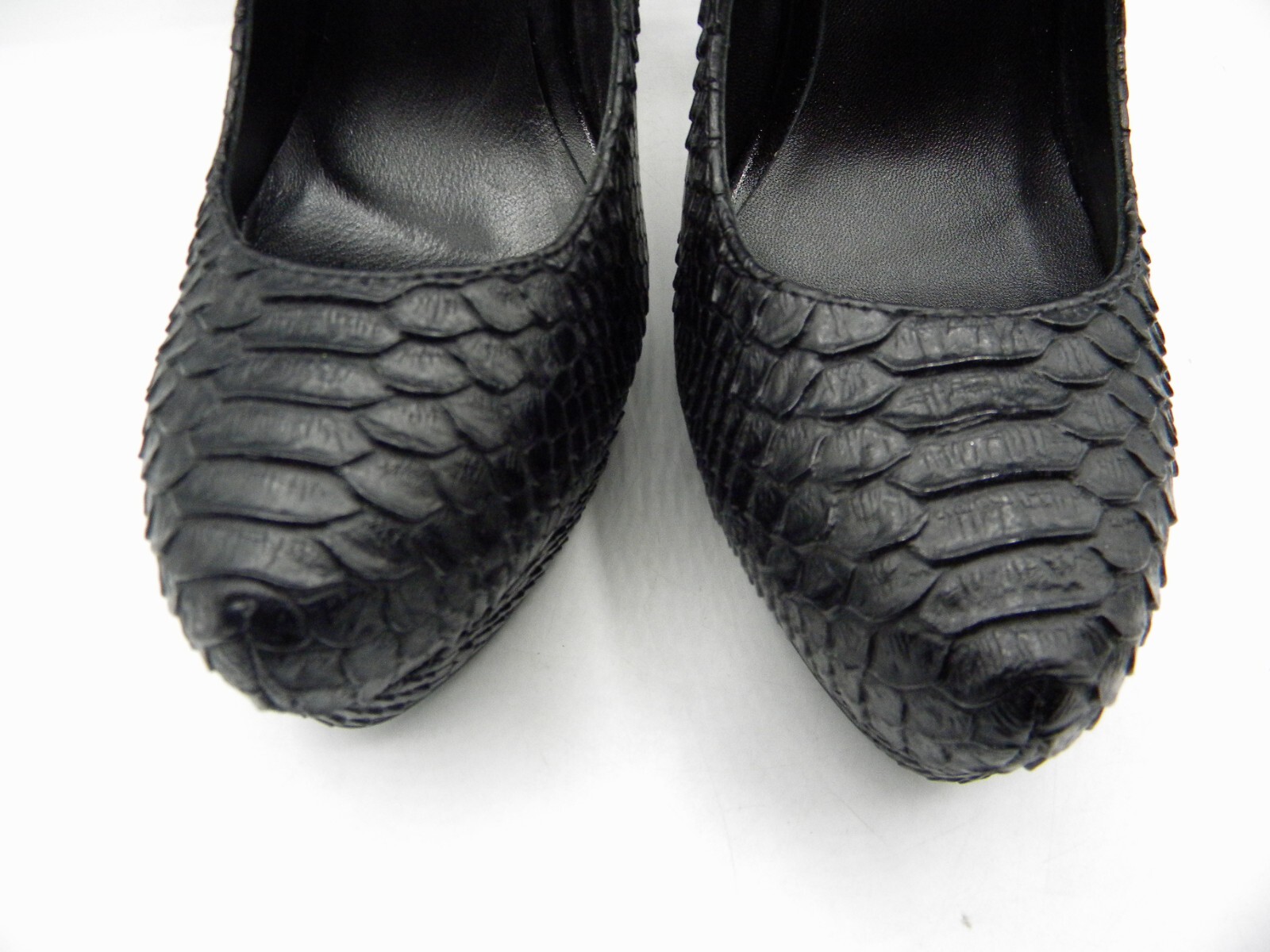 PHILIPP PLEIN Black Snakeskin / Python Leather Hi… - image 13