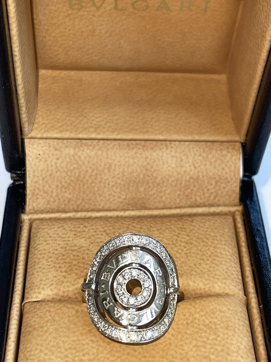 BULGARI Ring Astrale K18 White Gold With Diamonds