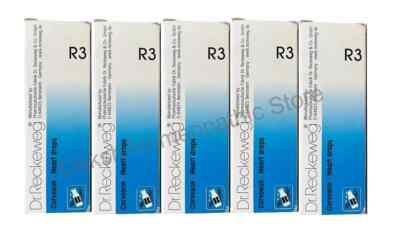 Pack of 5 Dr. Reckeweg R3 Drops 22 Ml Each Bottle Free Shipping