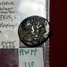PISIDIA, TERMESSOS MAJOR. AE 18. CIRCA 60 BC. ZEUS/HORSE Galloping RARE.