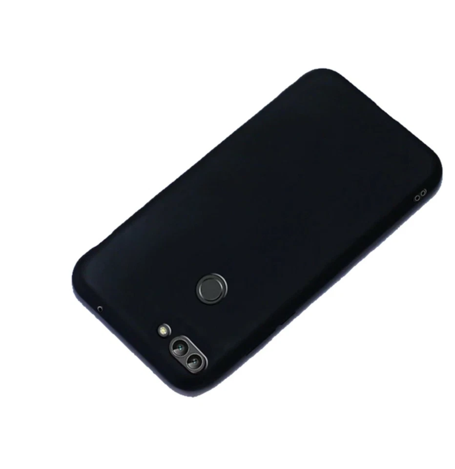 Custodia per HUAWEI P SMART FIG-LX1 FIG-L21 2018 cover matte silicone gel +VETRO - Immagine 2 di 4