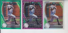 3 2021 Prizm Draft Tyler Black Green Pulsar, Pink Velocity, Silver Brewers 33