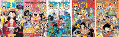 ONE PIECE Vol.96-100 Japanese Comic Manga Jump book Anime Shueisha