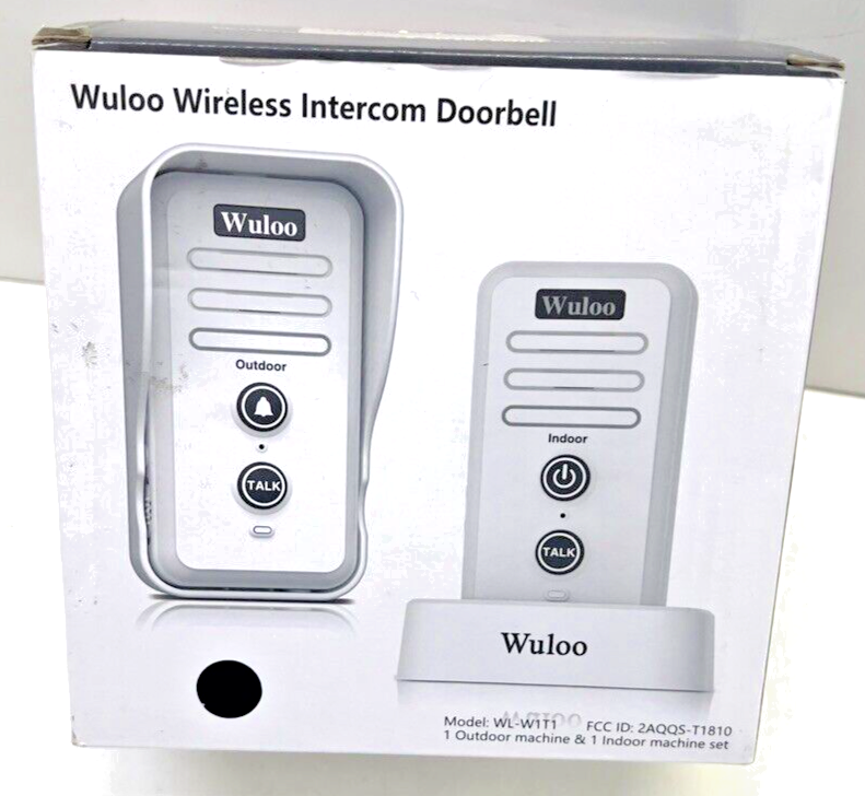 Wireless Doorbell Intercom Wuloo WL-W1T1 with 2-Way Audio