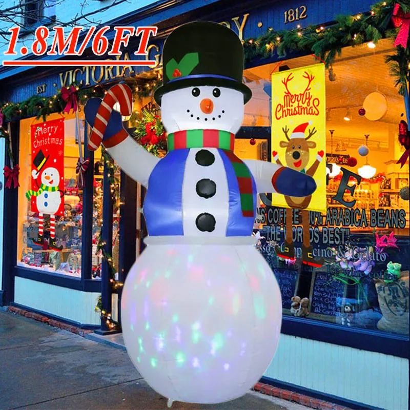 Christmas Inflatable Decoration Toy BuiltIn LED Lights Inflatable