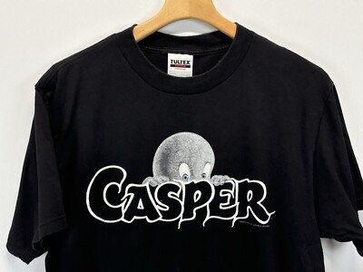 キャスパー Casper ムービーTシャツ 古着 1995 Vintage 1995 Casper The Ghost Movie Promo T-shirt Sz Large Men's