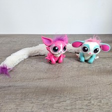 Lil Gleemerz Amiglow  Adorbrite Interactive Light Up Eyes Talking Toy Lot Of 2