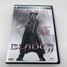 Blade II DVD 2002 New Line Platinum Series Wesley Snipes Director Del Toro