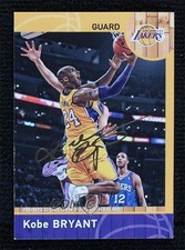 2013-14 NBA (International) Printed Golden Foil Signature Kobe Bryant #8 HOF 7iu