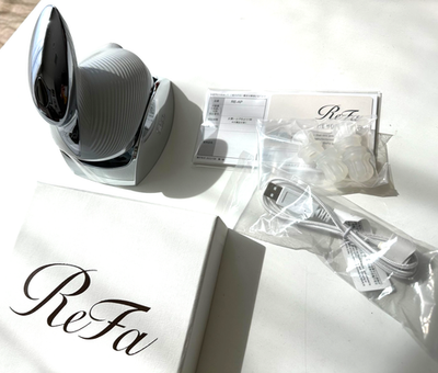 NEW ReFa BEAUTECH HEAD SPA Scalp Massage Tool WHITE SILVER w