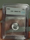 1964 10C Dime ICG - MS65 FB