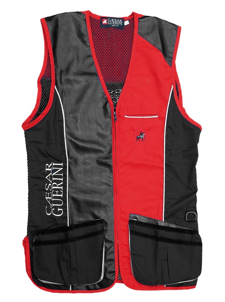 Gilet de tir Caesar Guerini droitier anti-recul en maille légère et ajustable