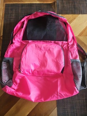 Outdoor Lightweight Packable Pack Travel Backpack Compact Foldable Bag Pink