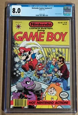 Nintendo Comics System #1 • featuring GAME BOY • Valiant 1991 • CGC 8