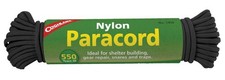 Coghlans 550 lb Nylon Paracord 50 ft Black 1450
