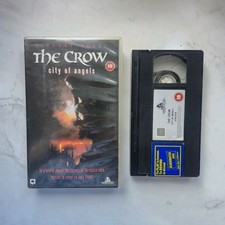 1996 The Crow City of Angels VHS | Vincent Perez | Rare | Rental Ex-Blockbuster