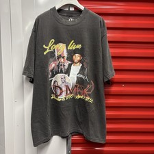 Vintage Style RIP DMX Ruff Ryders Concert Tour Rap Shirt Short Sleeve Tribute