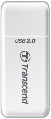 Transcend P5 9-in-1 USB 2.0 Flash Memory Card Reader TS-RDP5W (WHITE)